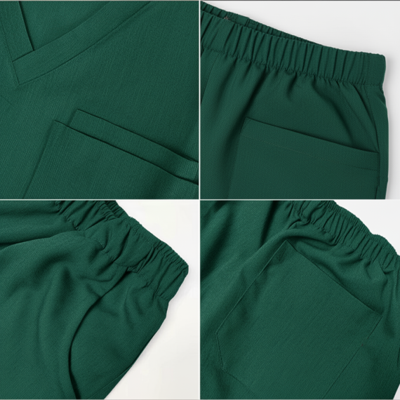 Sain&Sauf Men’s Scrubs Set – V-Neck – Image 3