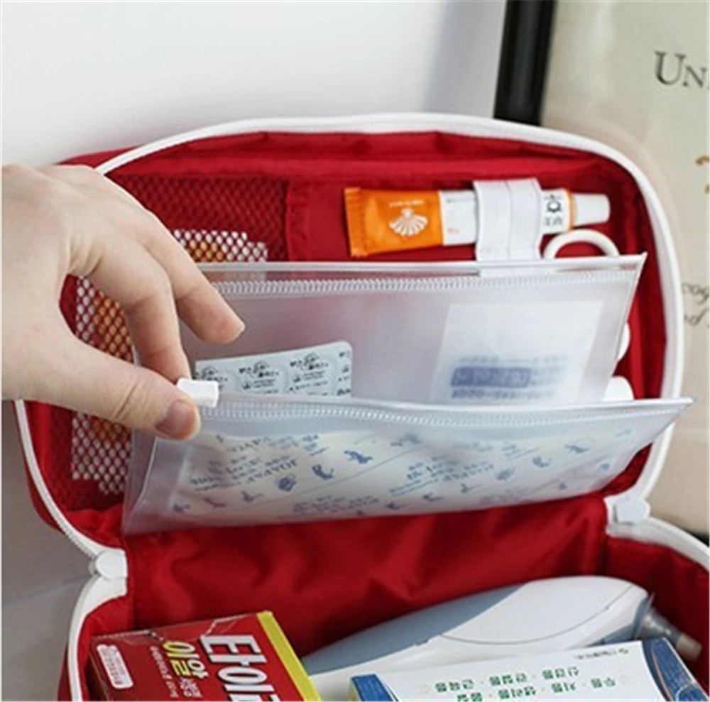 empty large portable outdoor survival first aid kits disaster earthquake emergency bags big capacity home car medical package