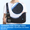 velpeau arm sling for elbow injury, fracture, dislocation medical shoulder immobilizer for sleeping, universal for both arms