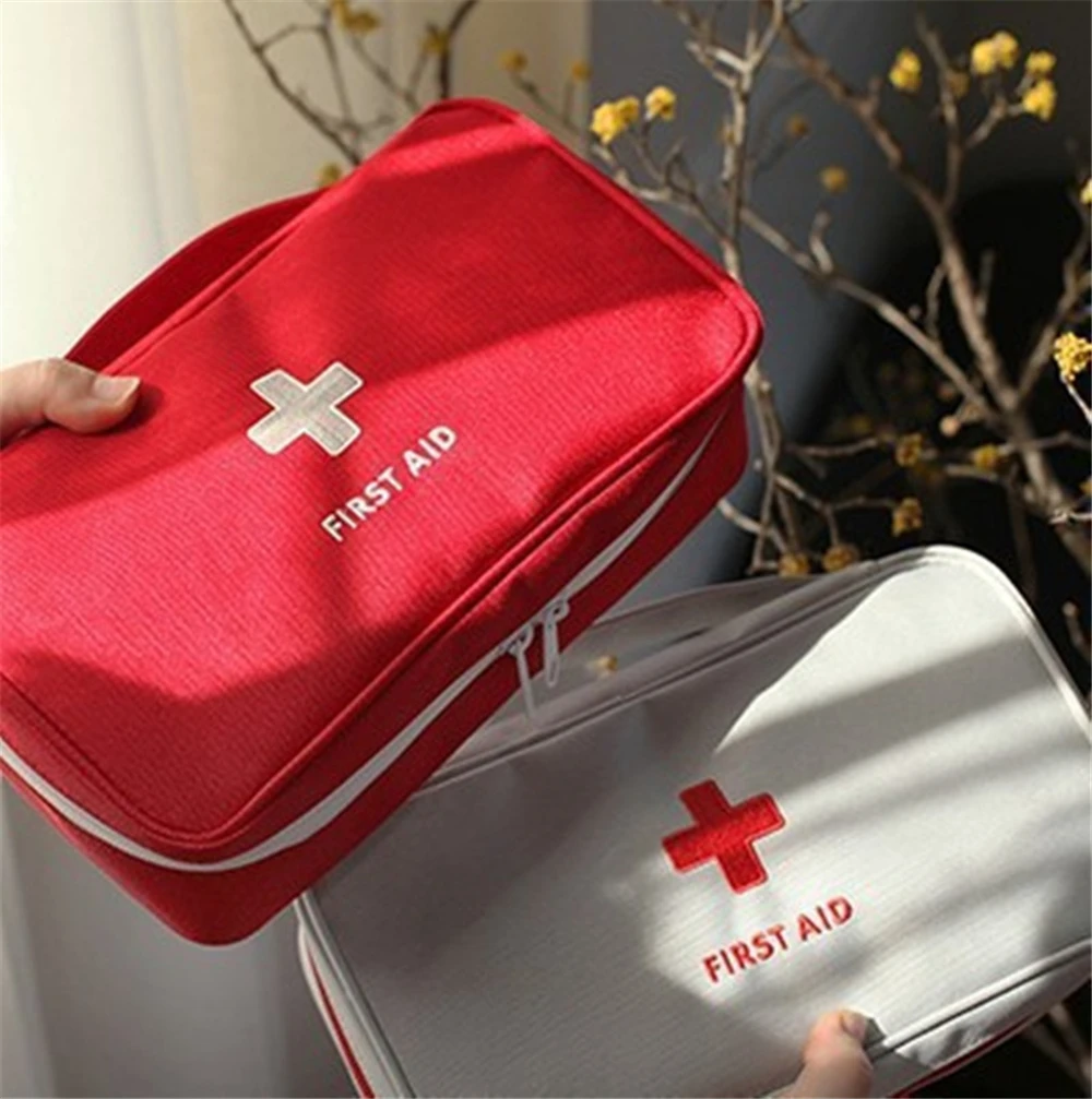 empty large portable outdoor survival first aid kits disaster earthquake emergency bags big capacity home car medical package