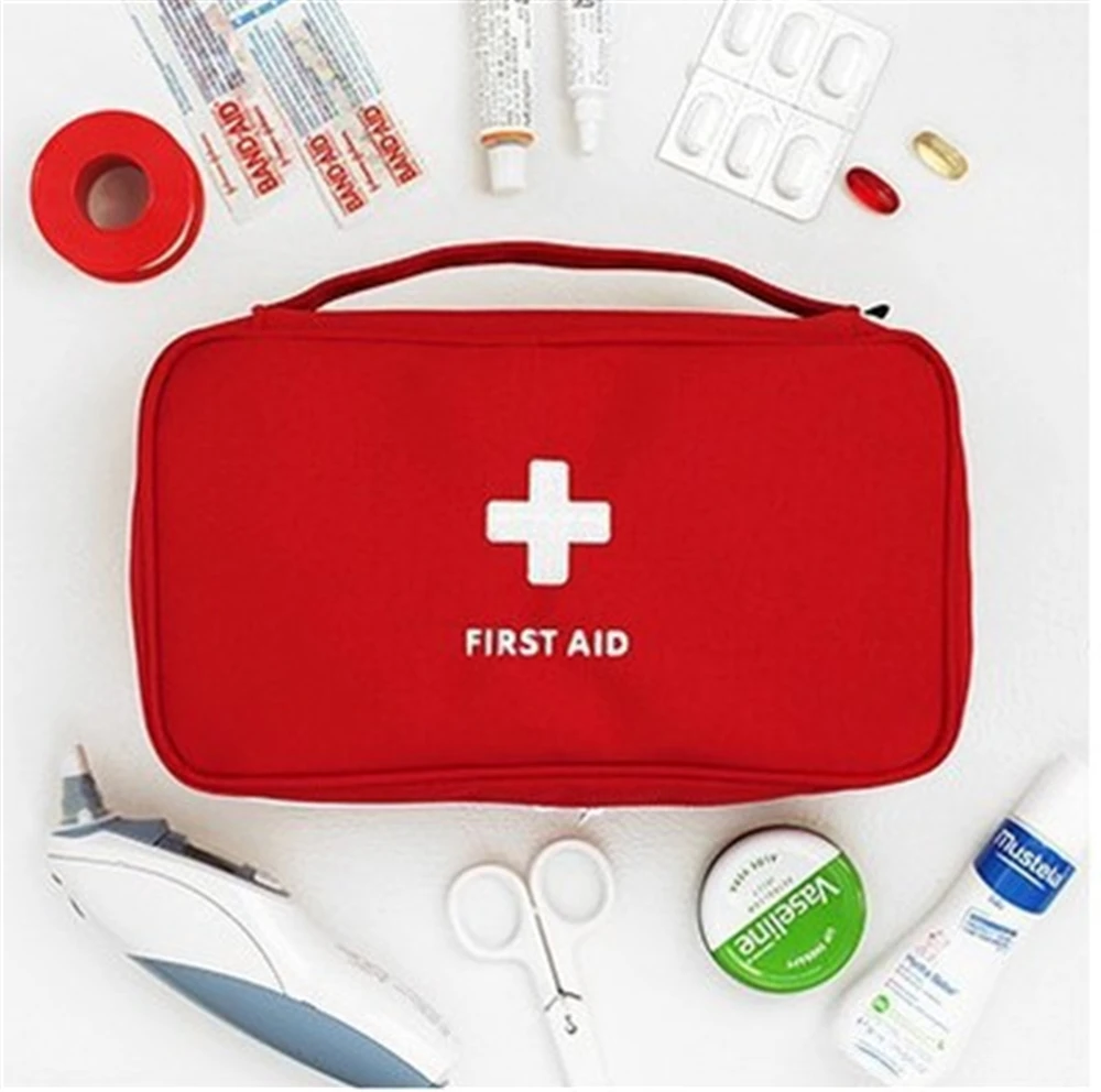 empty large portable outdoor survival first aid kits disaster earthquake emergency bags big capacity home car medical package