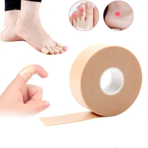 1 roll waterproof heel bandage tape self adhesive elastic multi functional bandage medical rubber plaster anti wear foot pad