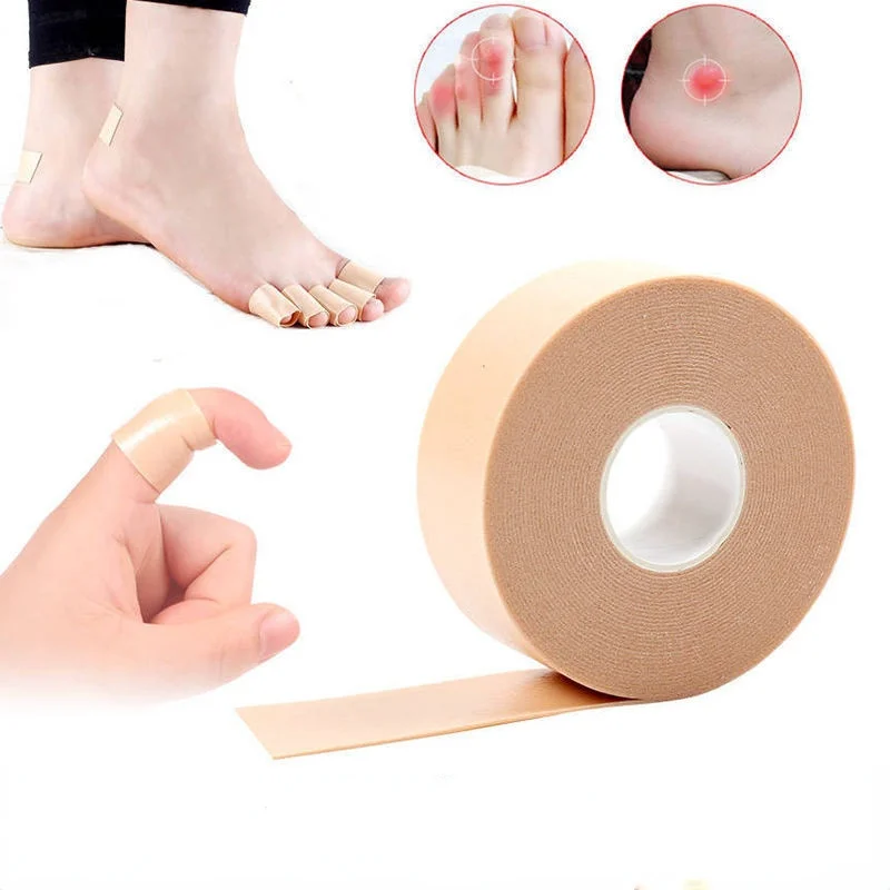 1 roll waterproof heel bandage tape self adhesive elastic multi functional bandage medical rubber plaster anti wear foot pad